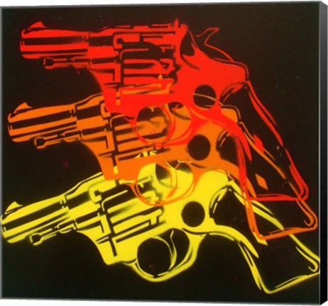 Framed Pop Gun 1 Print