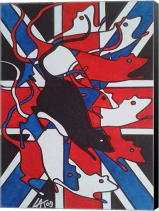 Framed Union Rat Print