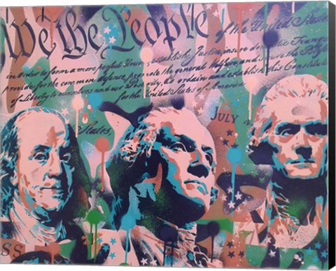 Framed We the People Print