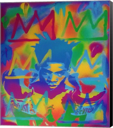 Framed King Samo Print