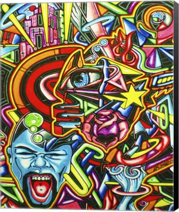 Framed Eye 2 Print