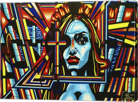Framed Face The Faith Print