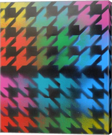 Framed Houndstooth Print