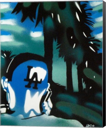 Framed L.A. Green Print