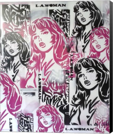 Framed L.A.Woman 2 Print