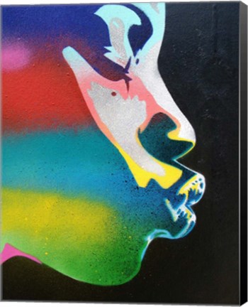 Framed Rainbow Kiss Print