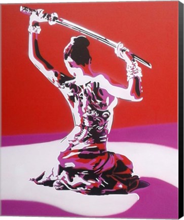 Framed Samurai Print