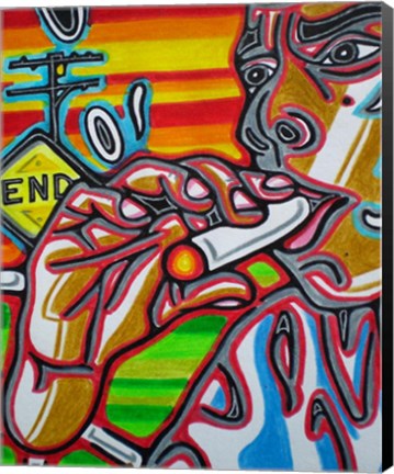 Framed Smokin Print