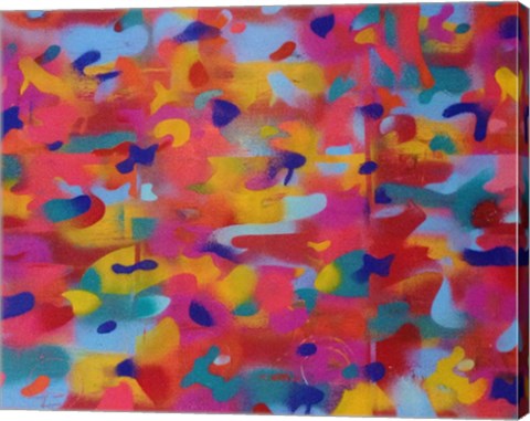 Framed Abstract Camo 2 Print