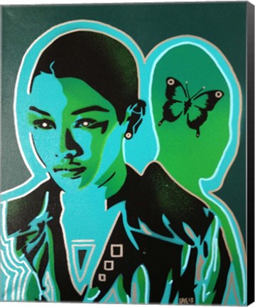 Framed Android V Butterfly Print