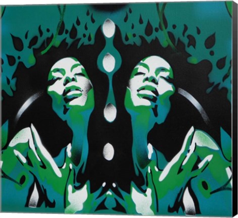 Framed Garden of Eden Print