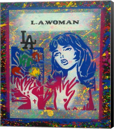 Framed L.A. Woman 3 Print