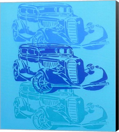 Framed Muscle Car 2 Print