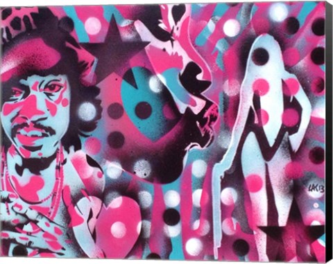 Framed Pimp Daddy&#39;s Lounge Print