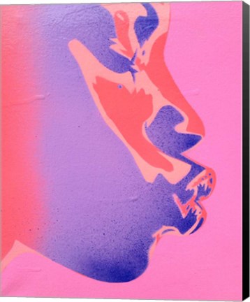 Framed Pink Kiss Print