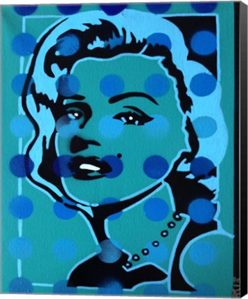 Framed Pop Spots Print
