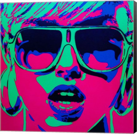 Framed Pop Star 1 Print