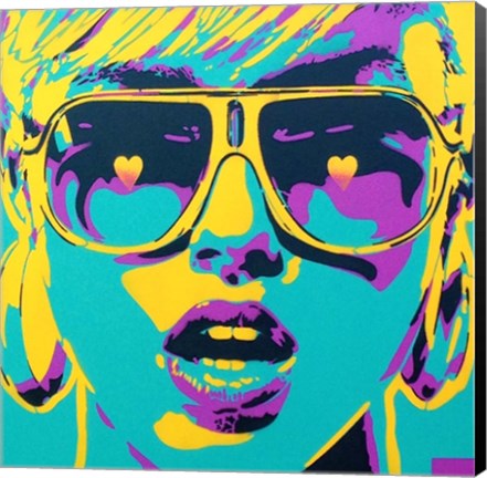 Framed Pop Star 2 Print