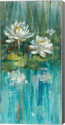 Framed Water Lily Pond III Print