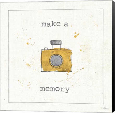 Framed Lil Memos Make a Memory Print