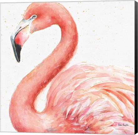 Framed Gracefully Pink III Print