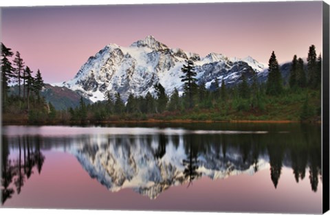 Framed Mount Shukan Reflection II Print