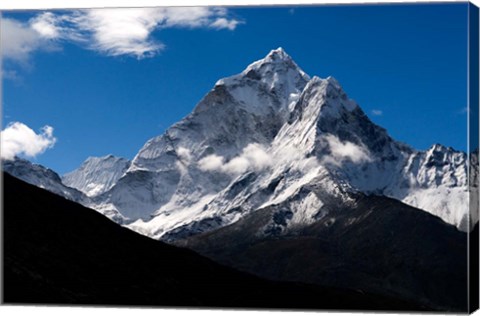 Framed Peak of Ama Dablam Mountain, Nepal Print