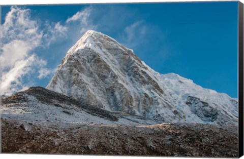 Framed Mt Pumori behind Kala Patthar, Nepal Print