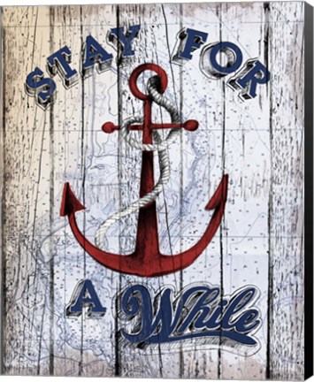 Framed Stay Anchor Print