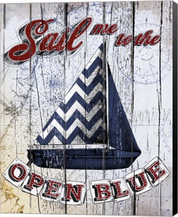 Framed Sail Me Print