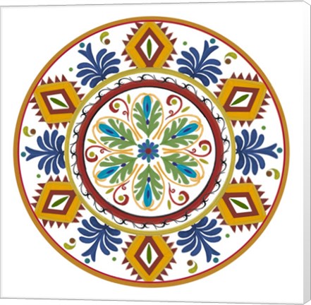 Framed Talavera de Moda II Print