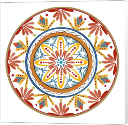 Framed Talavera de Moda III Print