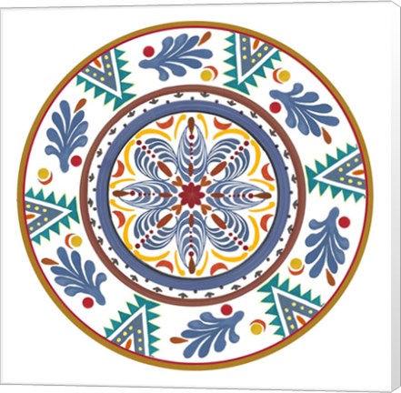 Framed Talavera de Moda IV Print