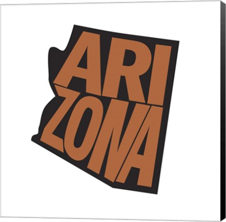 Framed Arizona Letters Print