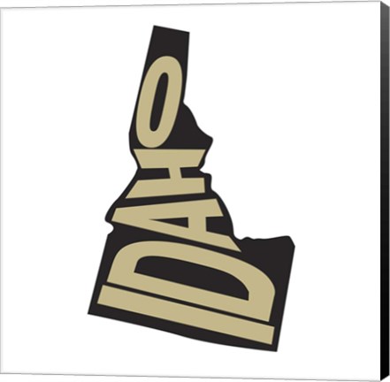 Framed Idaho Letters Print