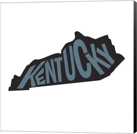 Framed Kentucky Letters Print