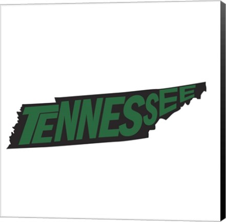 Framed Tennessee Letters Print