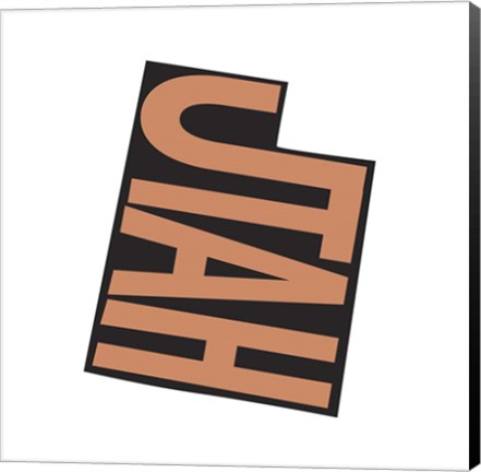 Framed Utah Letters Print