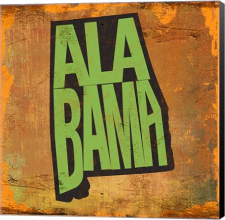 Framed Alabama Print