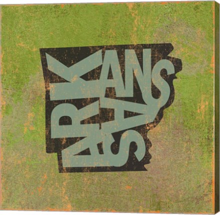 Framed Arkansas Print