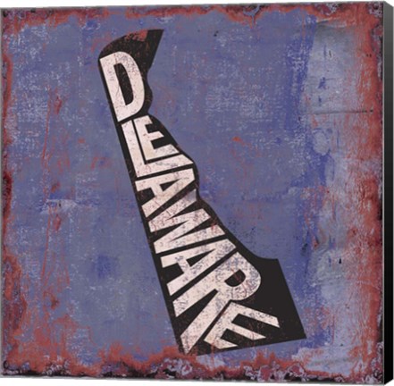 Framed Delaware Print