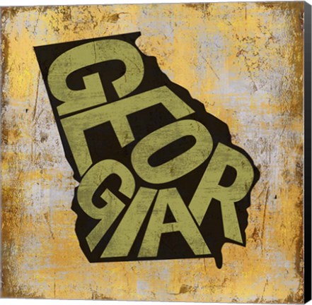 Framed Georgia Print