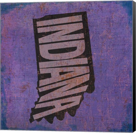 Framed Indiana Print