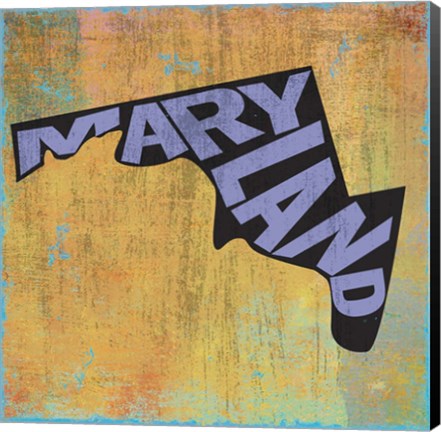 Framed Maryland Print