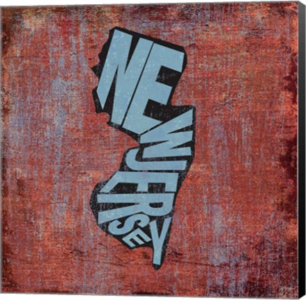 Framed New Jersey Print