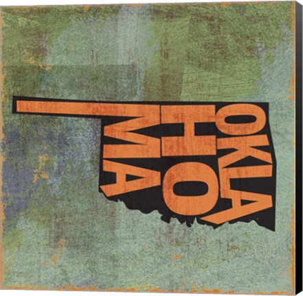 Framed Oklahoma Print