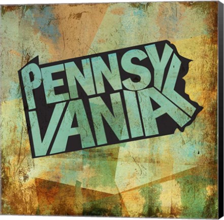 Framed Pennsylvania Print