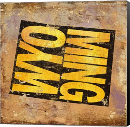 Framed Wyoming Print