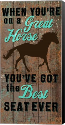 Framed Best Horse Print