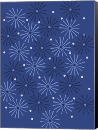 Framed Cool Blue 1 Print